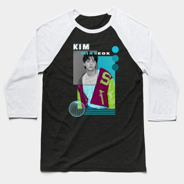 Kpop Design Xiumin EXO [ Don't Fight The Feeling ] Baseball T-Shirt by Design Kpop Aesthetic Store